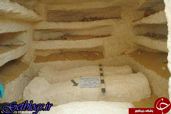 تصاویر ، کشف قبرهای 2 هزار ساله در مصر