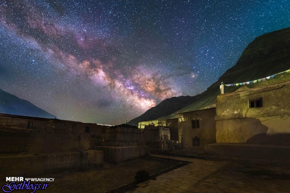 تصاویر) + زیبایی آسمان شب در تبت‎ (