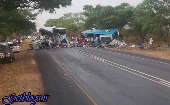 ۴۷ نفر کشته شدند ، تصادف دو اتوبوس در زیمباوه
