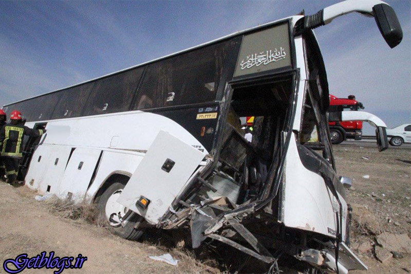 واژگونی اتوبوس در بزرگراه مهریز به انار 10 زخمی بر جا گذاشت