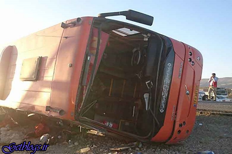 واژگونی اتوبوس در یاسوج هشت مصدوم بر جا گذاشت