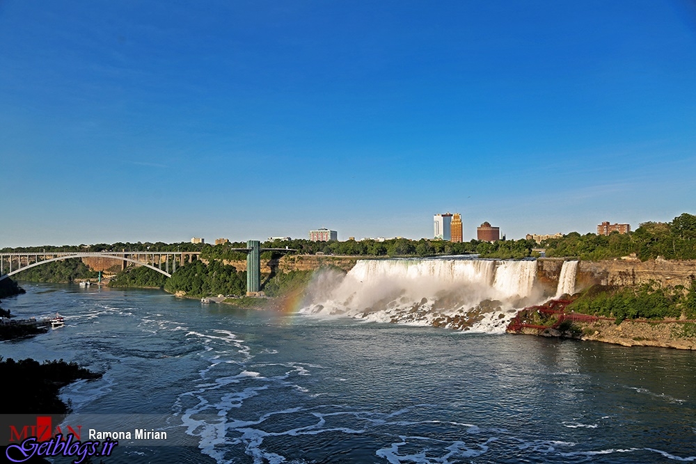 تصویرهای ، بازتاب رنگین کمان در معروف‌ترین آبشار دنیا