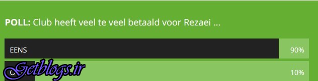 سنگینی قیمت ۵ میلیون یورویی روی دوش کاوه رضایی