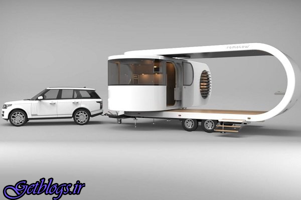 خودروی کاروانی که به منزل بالکن دار تبدیل می شود