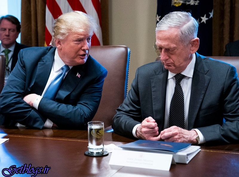 اوج گیری اختلافات ترامپ و وزیر دفاعش