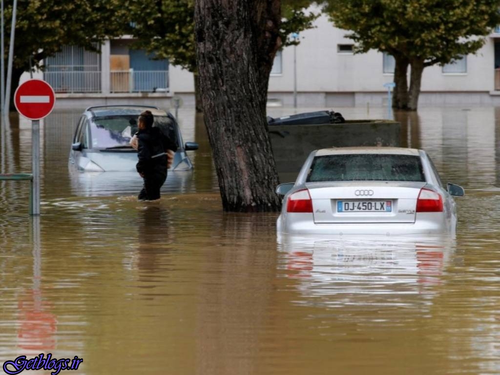 سیل در فرانسه جان 10 نفر را گرفت